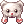 크리스마스 흰곰 모자 아이콘